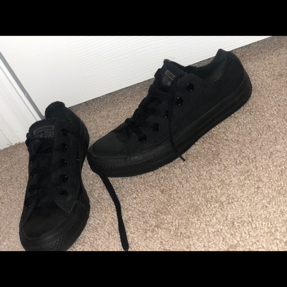 All black Converse